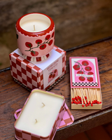 A DOPO CERAMIC CANDLE TOMATO - LEMON, TOMATO, BASIL