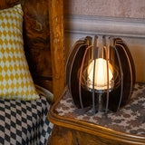 LAMPADA IRIDE PICCOLA MARRONE