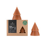 TREE CANDLE COGNAC M