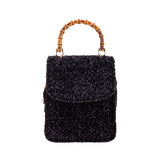 LA MILANESA SALOME' BORSA IN LANA NERA
