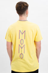 MOMO T-SHIRT "VERTICAL" GIALLA