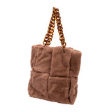 LA MILANESA EVELINA BORSA IN ECOPELLICCIA INTRECCIATA