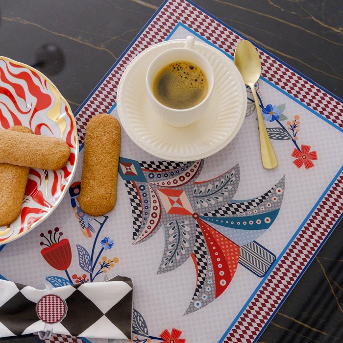 SET 2 TOVAGLIETTE NATALIZIE ALBERO