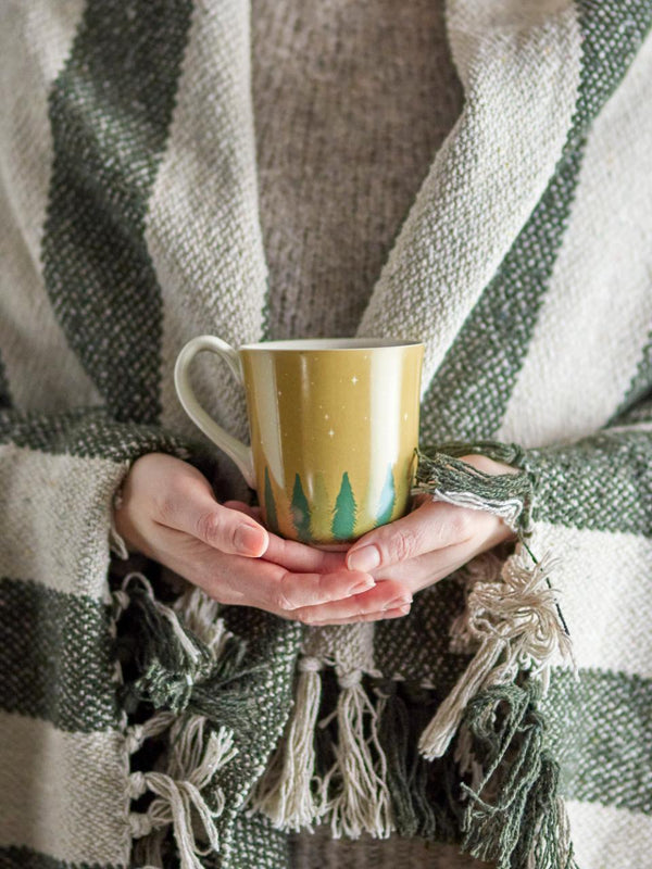 TAZZA ALBERI NATALE VERDE