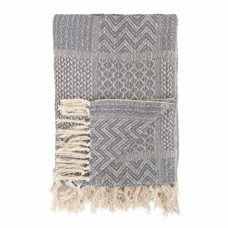 PLAID RODION THROW GREY
