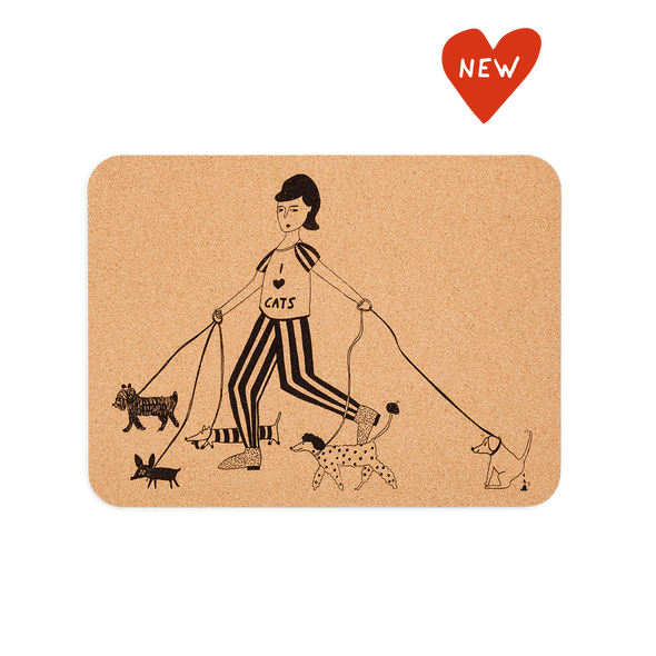 SET AMERICANO SUGHERO LOVE CATS HELEN B