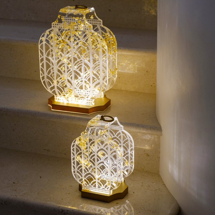 LANTERNA ATENA MEDIA ORO