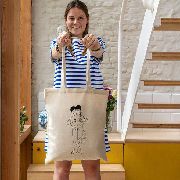 TOTE BAG FACE EVERYWHERE HELEN B