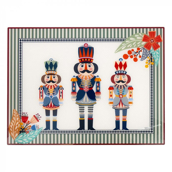 SET 2 TOVAGLIETTE NATALIZIE SCHIACCIANOCI