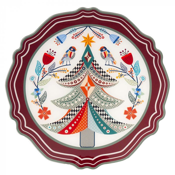 SET 2 SOTTOPIATTI NATALIZI ALBERO NATALE