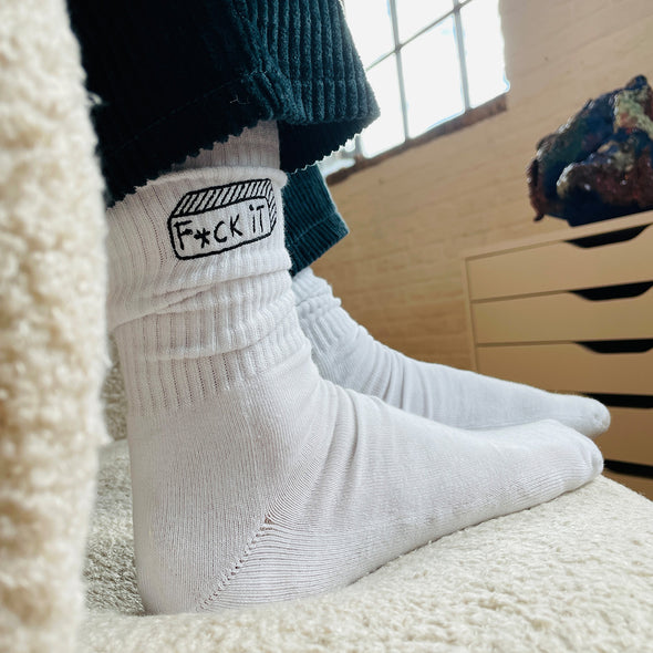 GYM SOCKS F*CK 38-41 HELEN B