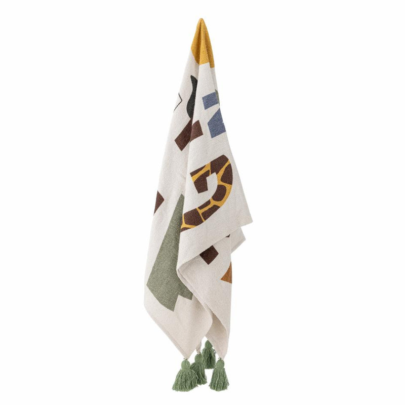 PLAID MEMMO THROW NATURE