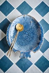 FAE SERVING PLATE BLUE