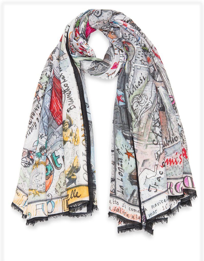 DANTE SCIARPA IN MODAL E CASHMERE FALIERO SARTI