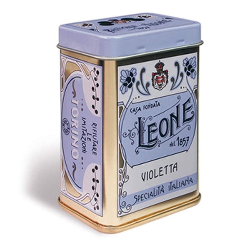 PASTIGLIE LEONE VIOLETTA - SCATOLA IN LATTA