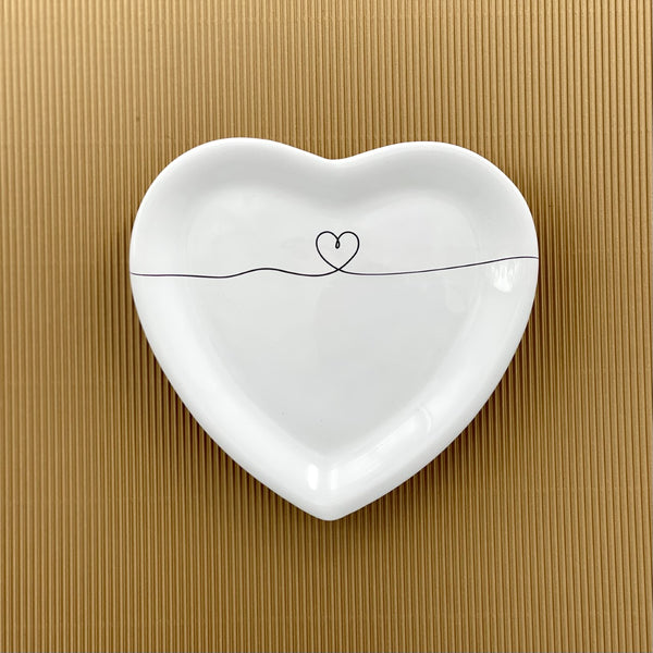 PIATTO CUORE CALLIGRAFA CUORE