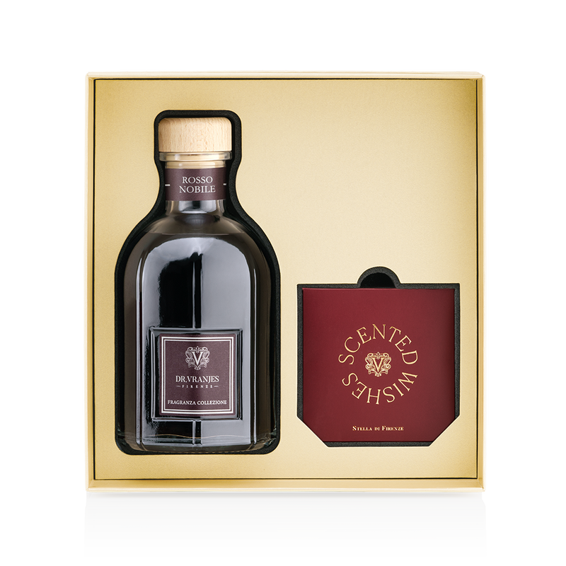 DR. VRANJES ROSSO NOBILE GIFT BOX 500ml CON DECORO "STELLA DI NATALE"