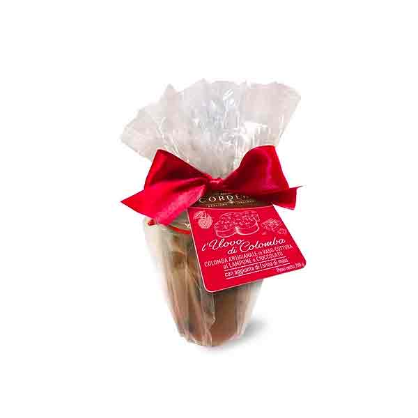 L'UOVO DI COLOMBA LAMPONE E CIOCCOLATO