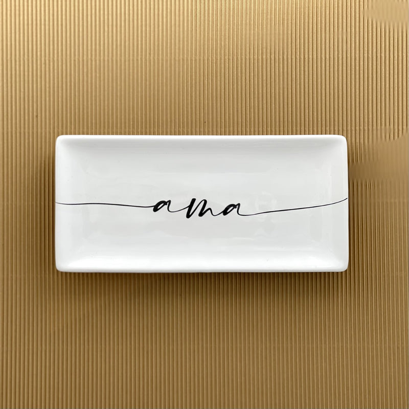 VASSOIO RETTANGOLARE CALLIGRAFA AMA