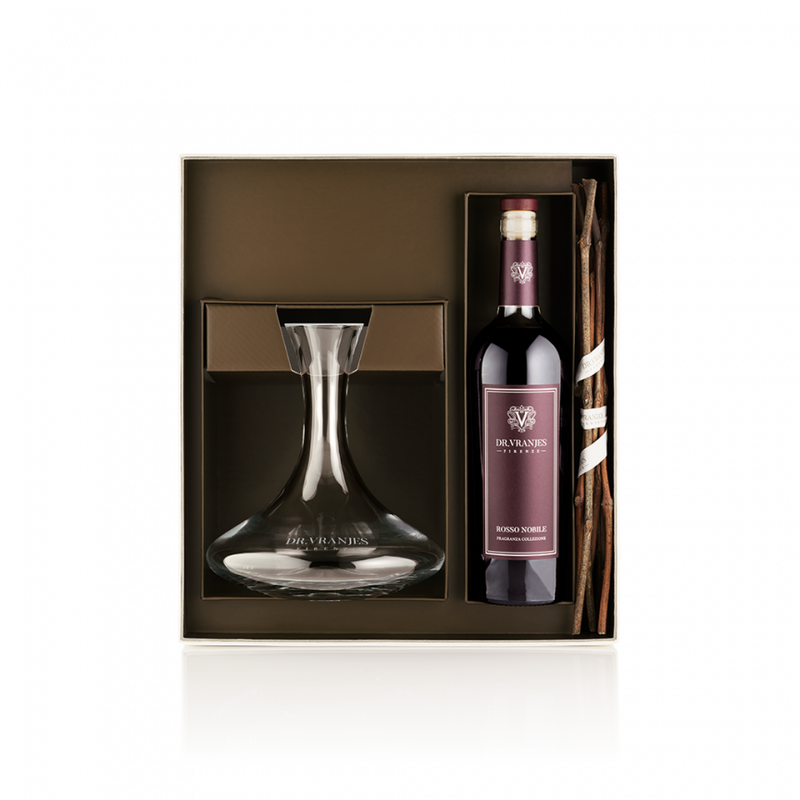 DR. VRANJES ROSSO NOBILE DECANTER E BOTTIGLIA BORDOLESE 750ML NSG CONCEPT STORE MALCESINE